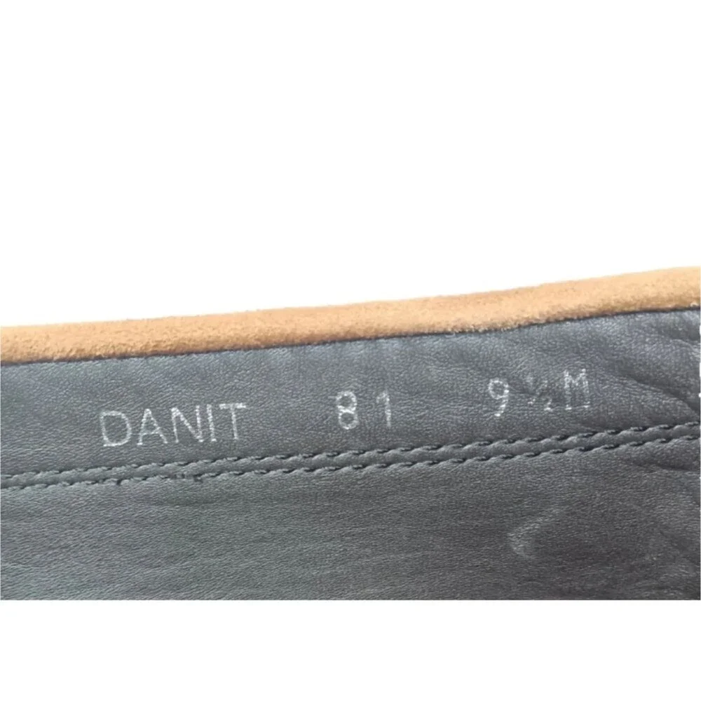 Vintage Donald J Pliner Danit Suede Loafers Men's Size 9.5 M Tan Retail $250